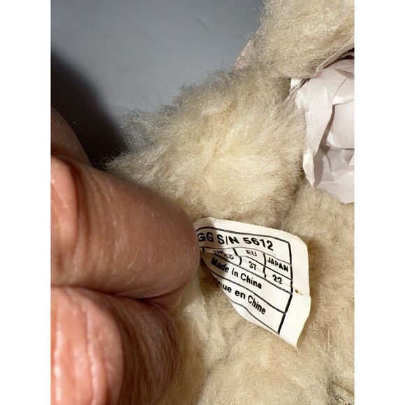 Ugg Slipper Women 6 Dakota Moccasin Beige Suede Sheepskin Fur Cozy Comfy Slip On - Picture 13 of 14